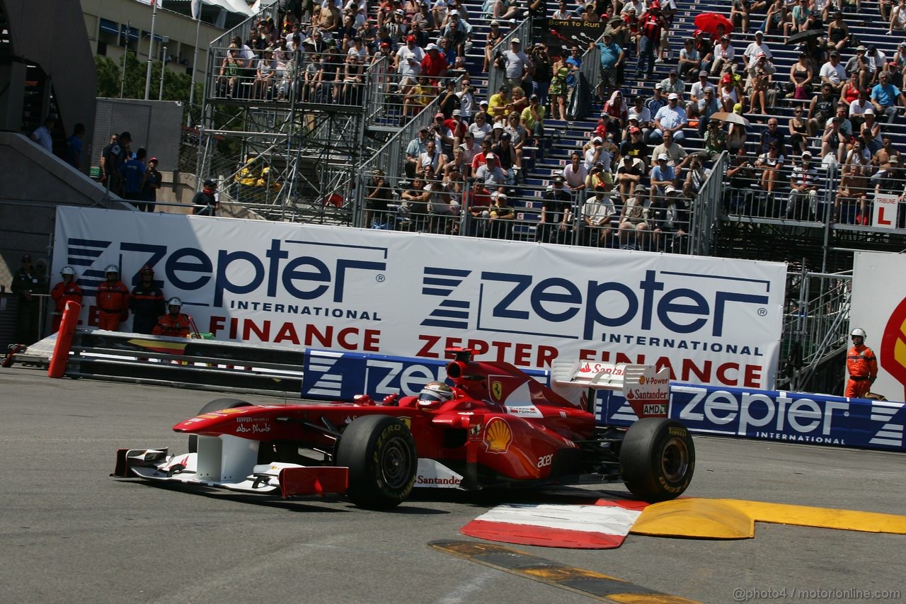 GP MONACO, 26.05.2011- Second Practice Session, Fernando Alonso (ESP), Ferrari, F-150 Italia 
