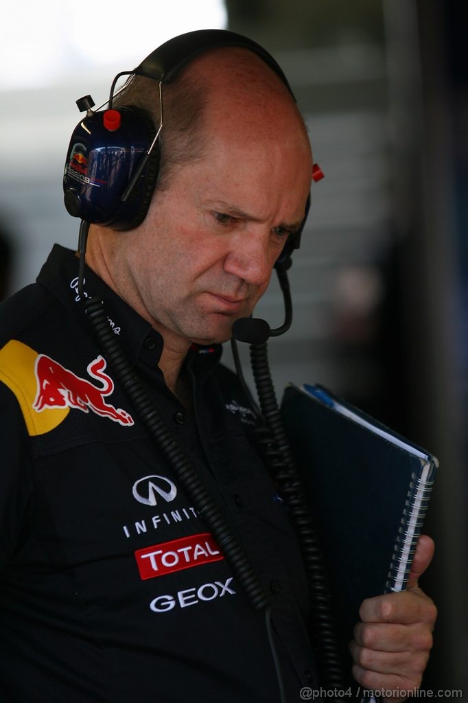 GP MONACO, 26.05.2011- Second Practice Session, Adrian Newey (GBR), Red Bull Racing , Technical Operations Director 