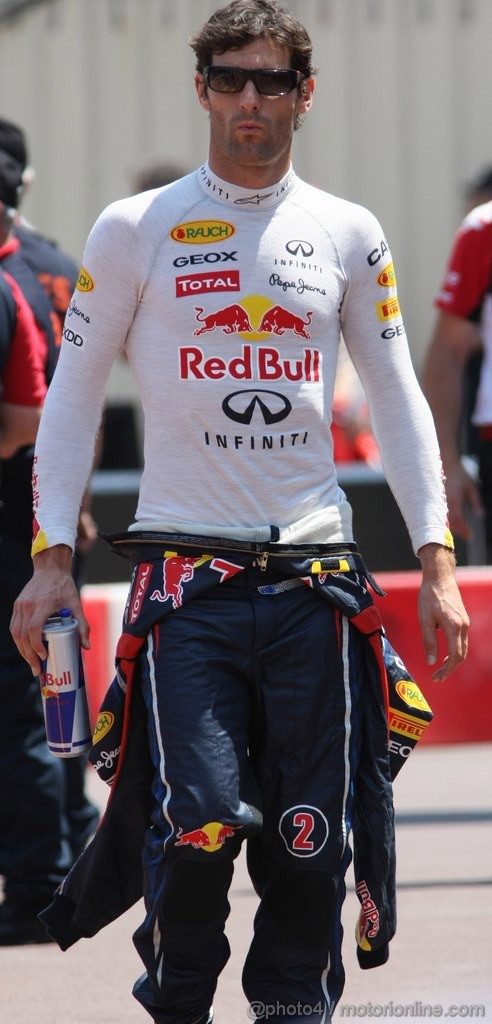 GP MONACO, 26.05.2011- Second Practice Session, Mark Webber (AUS), Red Bull Racing, RB7 