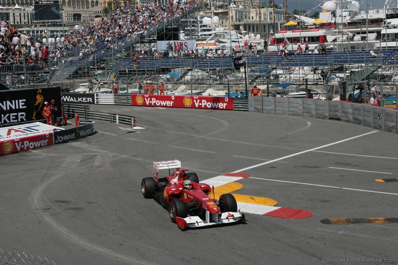 GP MONACO, 26.05.2011- Second Practice Session, Fernando Alonso (ESP), Ferrari, F-150 Italia 