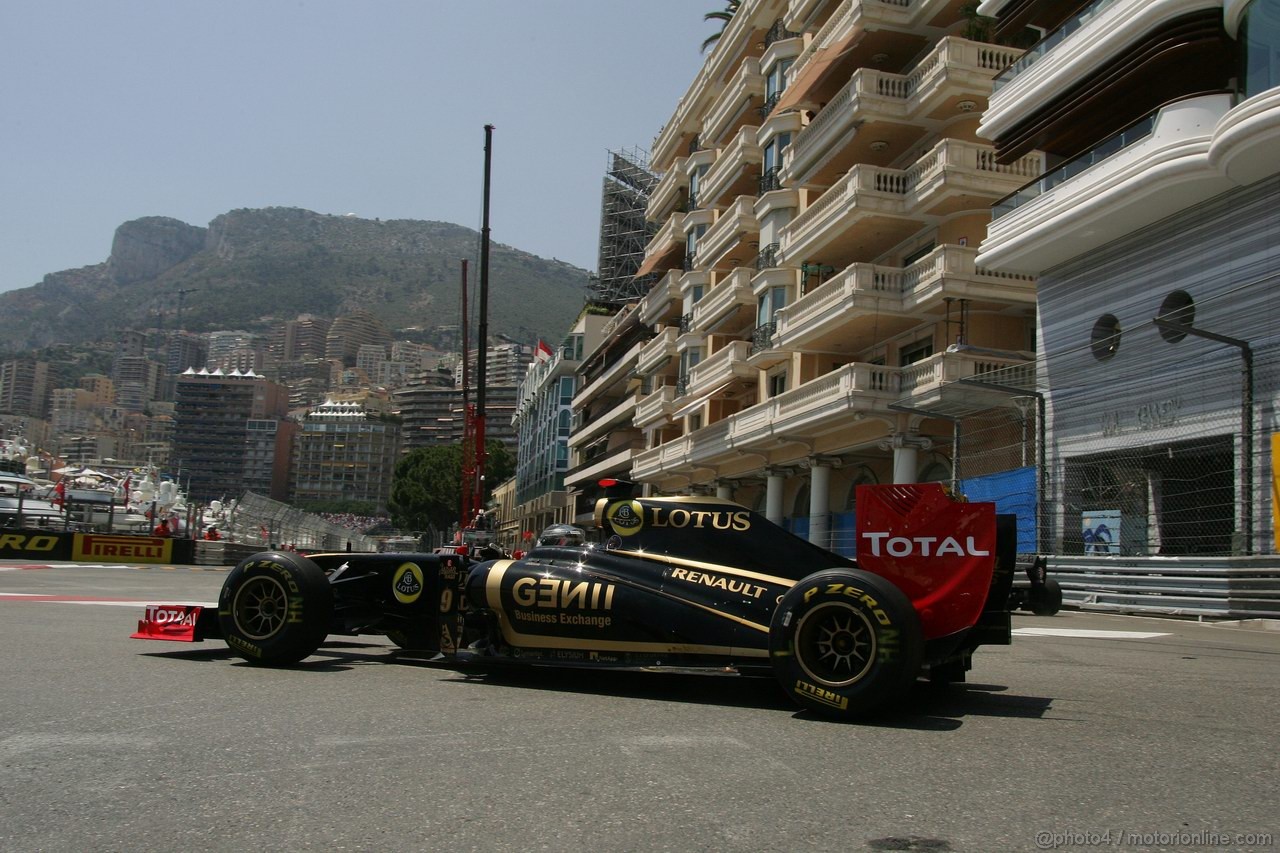 GP MONACO, 26.05.2011- Second Practice Session, Nick Heidfeld (GER) Lotus Renault GP R31  