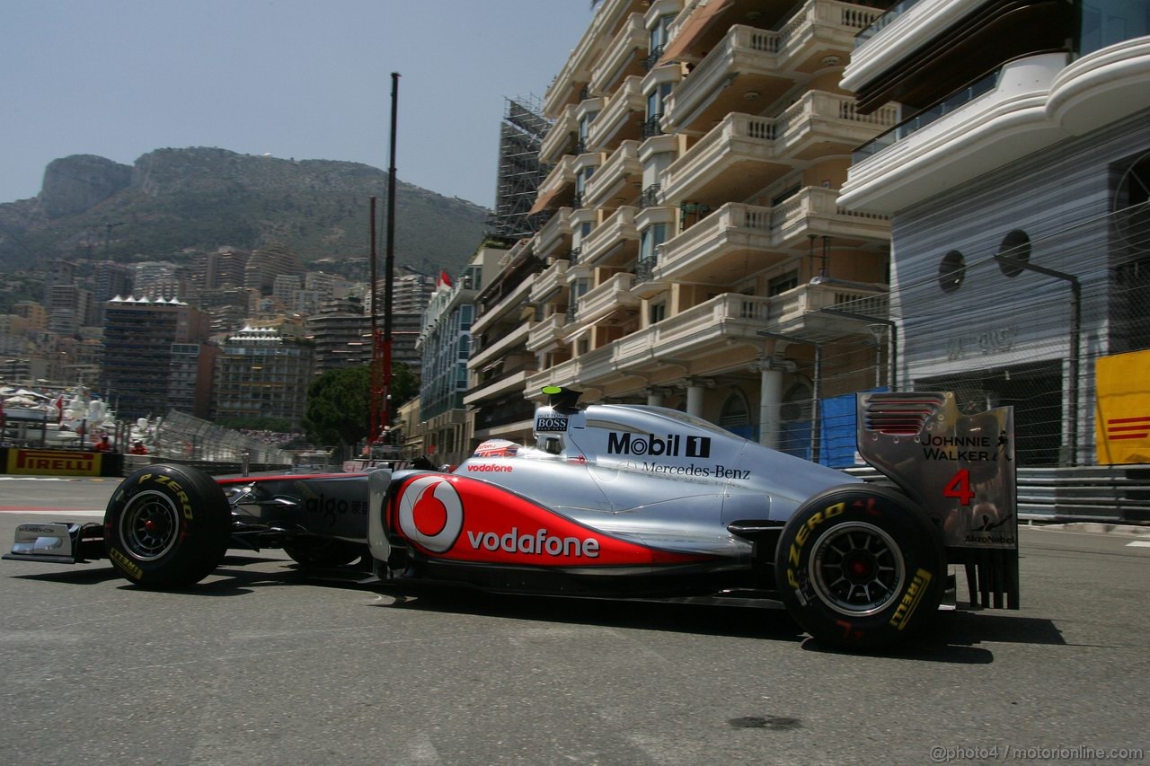 GP MONACO, 26.05.2011- Second Practice Session, Jenson Button (GBR), McLaren  Mercedes, MP4-26 