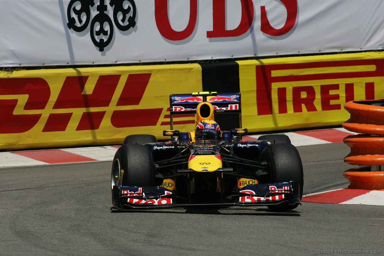 GP MONACO, 26.05.2011- Second Practice Session, Mark Webber (AUS), Red Bull Racing, RB7 