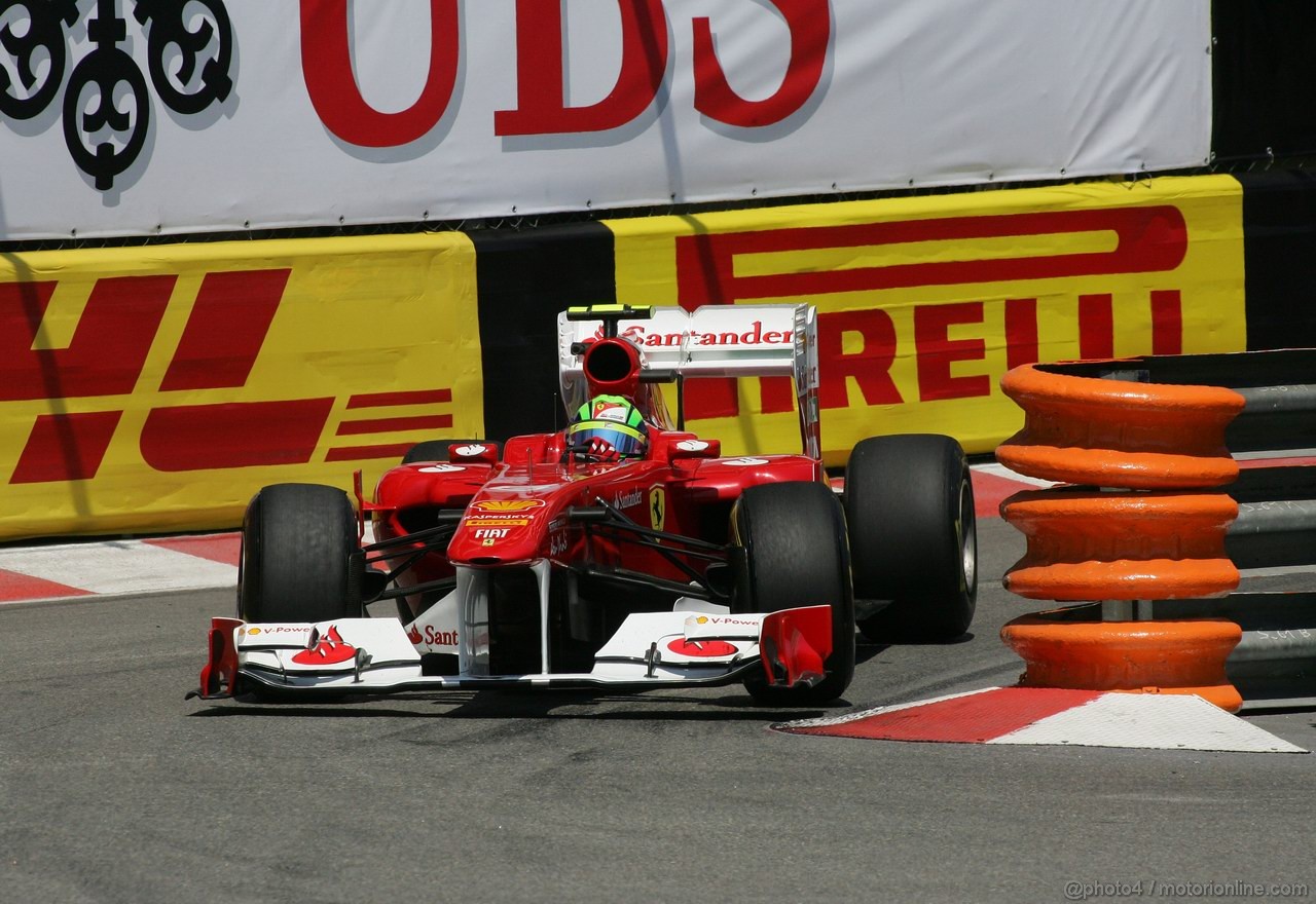 GP MONACO, 26.05.2011- Second Practice Session, Felipe Massa (BRA), Ferrari, F-150 Italia 
