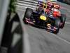 GP MONACO, 26.05.2011- First Practice Session, Mark Webber (AUS), Red Bull Racing, RB7 e Jerome D'Ambrosio (BEL), Marussia Virgin Racing VR-02 