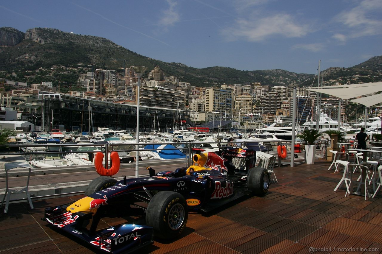 GP MONACO, 25.05.2011- View of harbour of Montecarlo from Red Bull Racing hospitality 