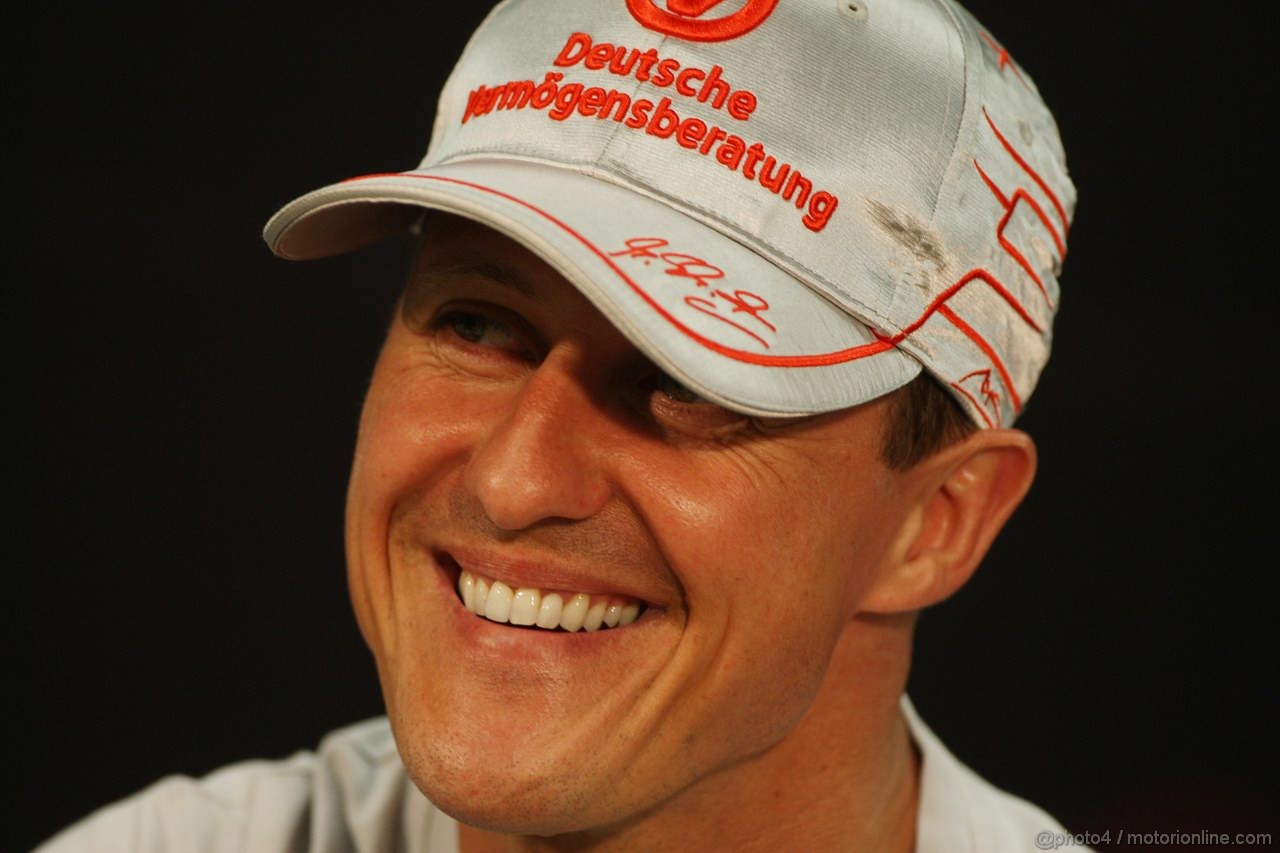 GP MONACO, 25.05.2011- Conferenza Stampa, Michael Schumacher (GER), Mercedes GP Petronas F1 Team, MGP W02 