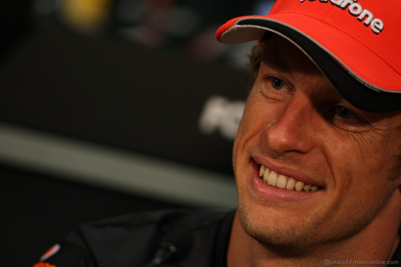 GP MONACO, 25.05.2011- Conferenza Stampa, Jenson Button (GBR), McLaren  Mercedes, MP4-26 