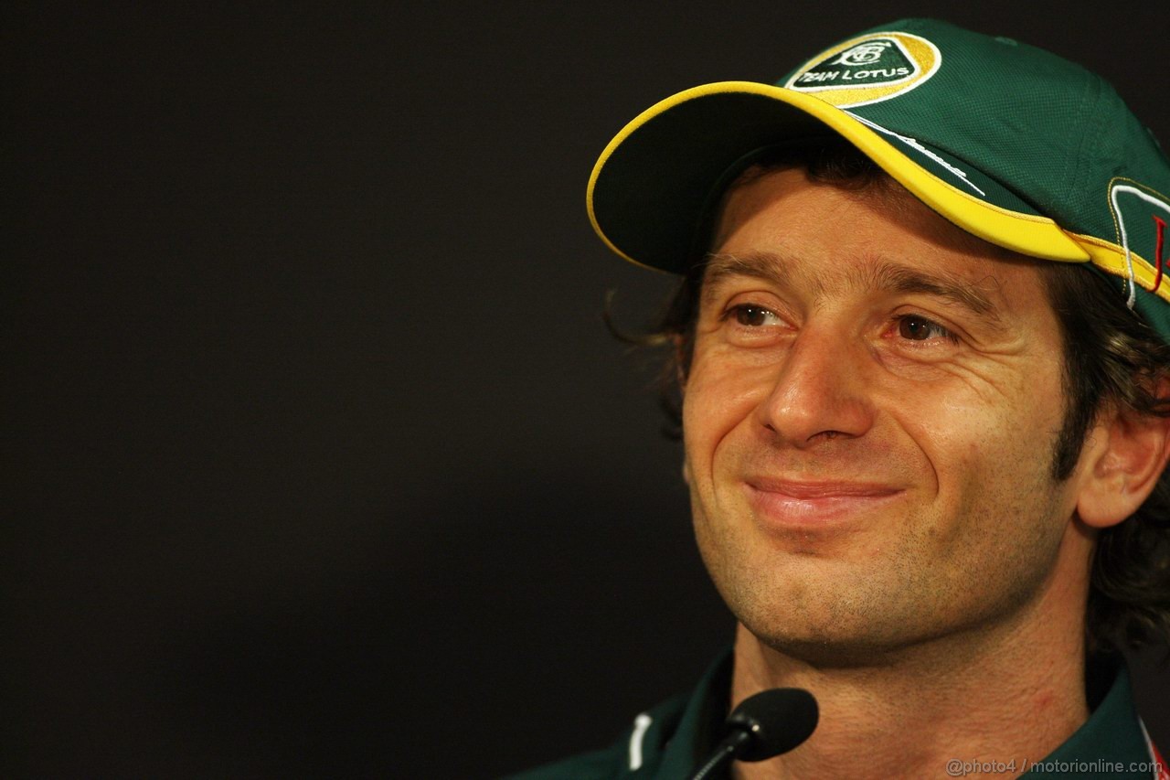 GP MONACO, 25.05.2011- Conferenza Stampa, Jarno Trulli (ITA), Team Lotus, TL11 