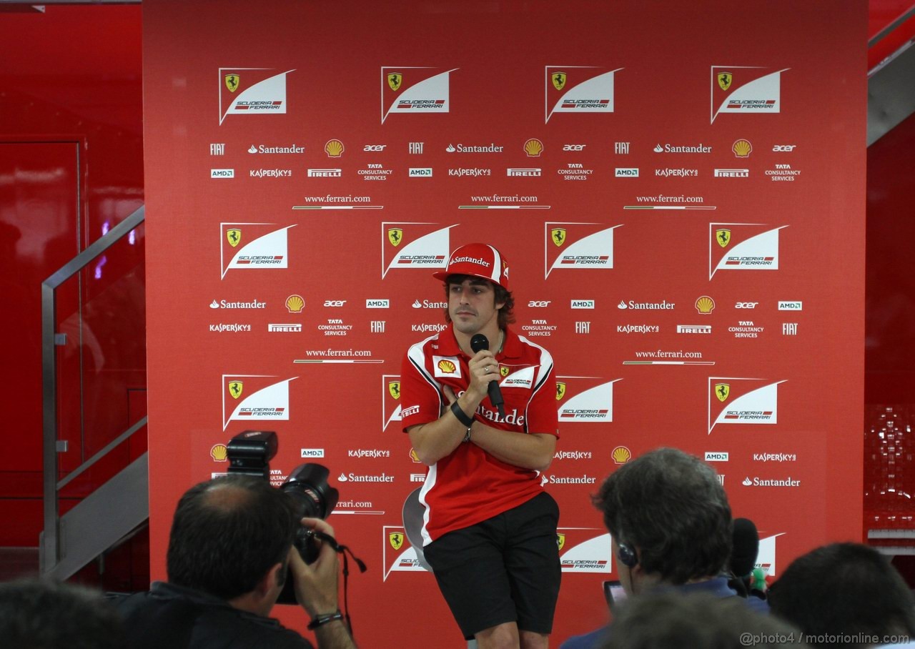 GP MONACO, 25.05.2011- Conferenza Stampa, Fernando Alonso (ESP), Ferrari, F-150 Italia 