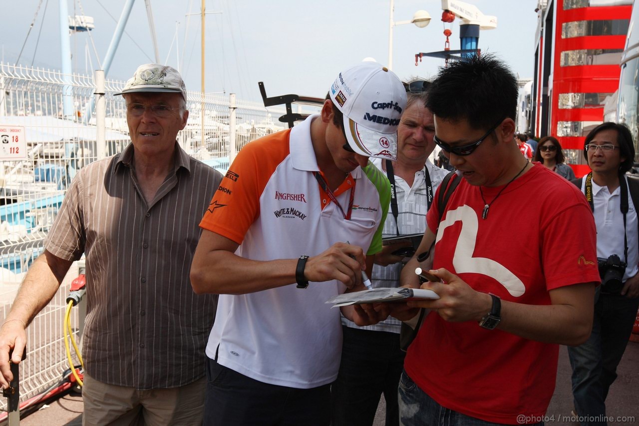 GP MONACO, 25.05.2011- Adrian Sutil (GER), Force India F1 Team, VJM04 