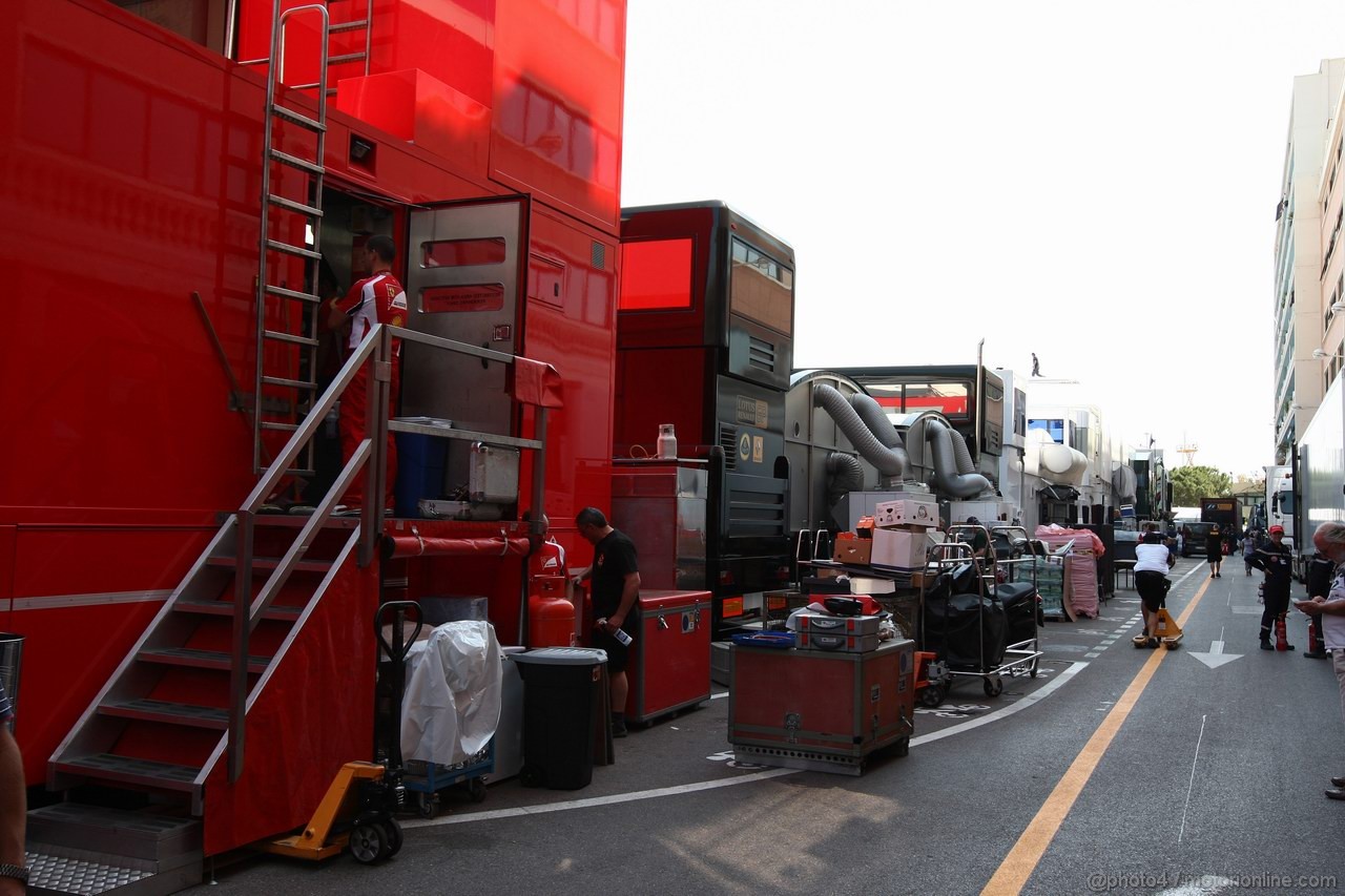 GP MONACO, 25.05.2011- Paddock
