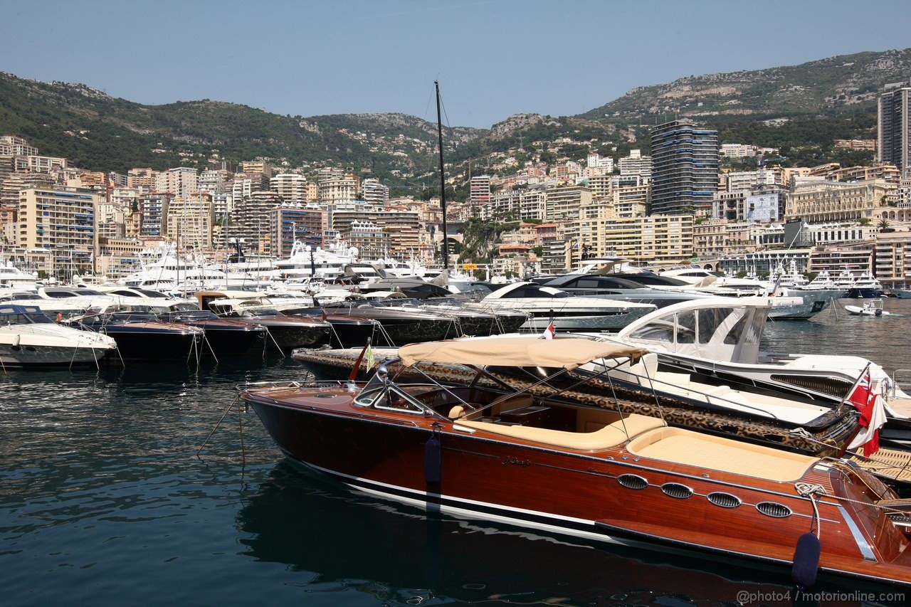 GP MONACO, 25.05.2011- View of Harbour of Montecarlo