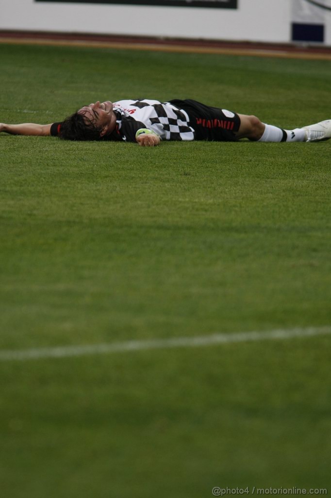GP MONACO, 24.05.2011-Carity Soccer,  Fernando Alonso (ESP), Ferrari 