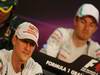 GP MONACO, 25.05.2011- Conferenza Stampa, Michael Schumacher (GER), Mercedes GP Petronas F1 Team, MGP W02 e Nico Rosberg (GER), Mercedes GP Petronas F1 Team, MGP W02 