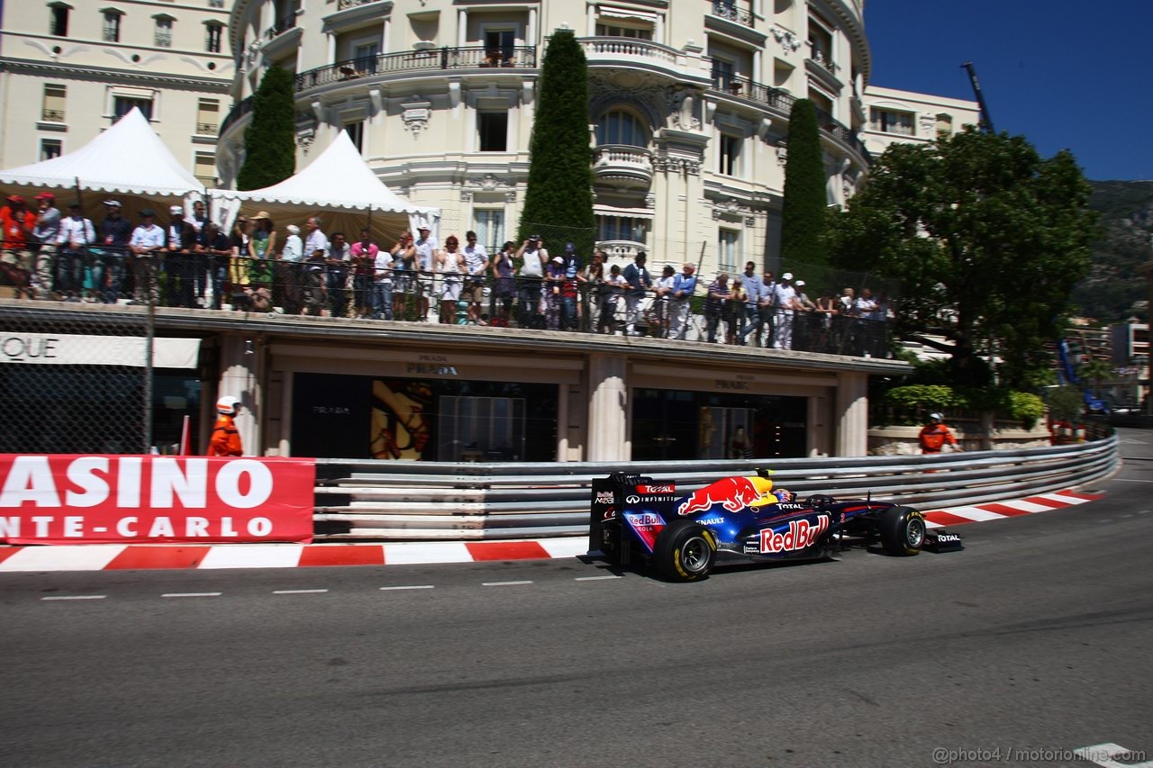 GP MONACO, 28.05.2011- Prove Libere 3, Sabato, Mark Webber (AUS), Red Bull Racing, RB7 