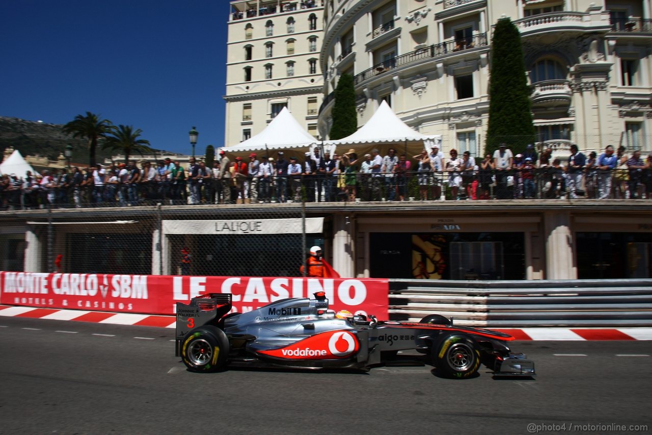 GP MONACO, 28.05.2011- Prove Libere 3, Sabato, Lewis Hamilton (GBR), McLaren  Mercedes, MP4-26 