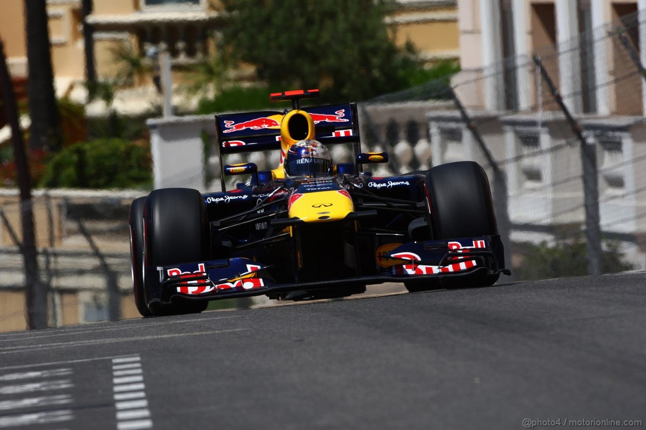 GP MONACO, 28.05.2011- Prove Libere 3, Sabato, Sebastian Vettel (GER), Red Bull Racing, RB7 