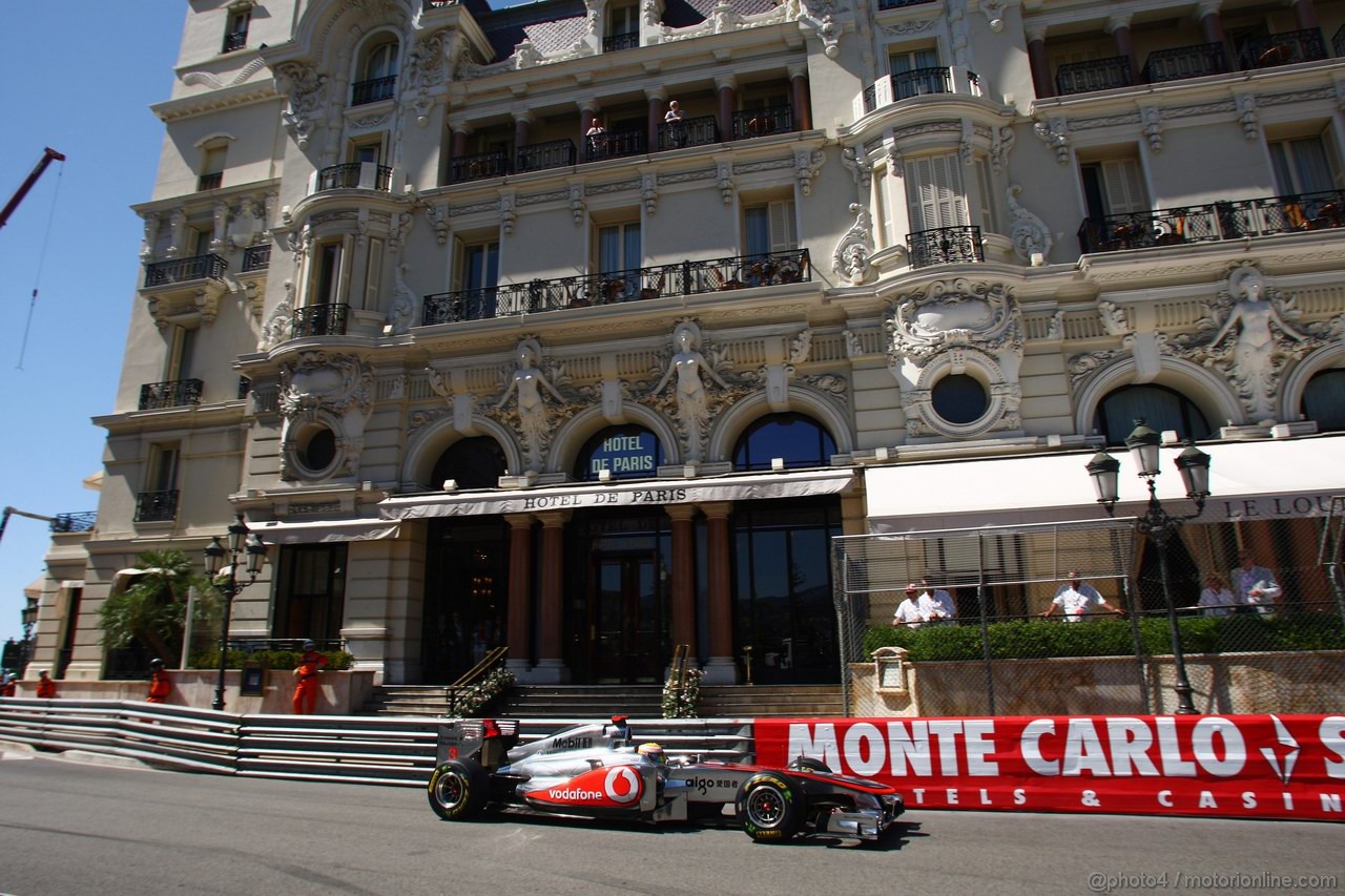GP MONACO, 28.05.2011- Prove Libere 3, Sabato, Lewis Hamilton (GBR), McLaren  Mercedes, MP4-26 