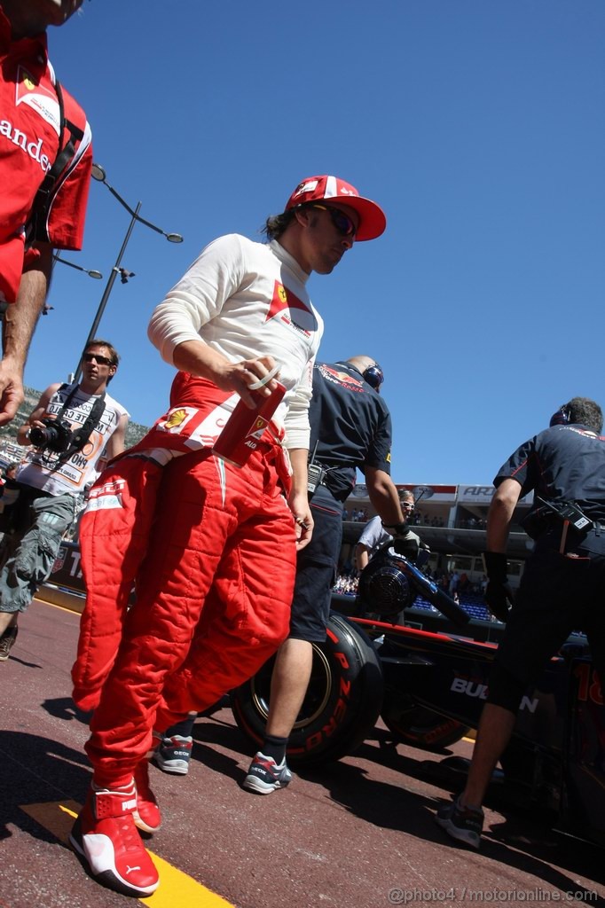GP MONACO, 28.05.2011- Prove Libere 3, Sabato, Fernando Alonso (ESP), Ferrari, F-150 Italia 