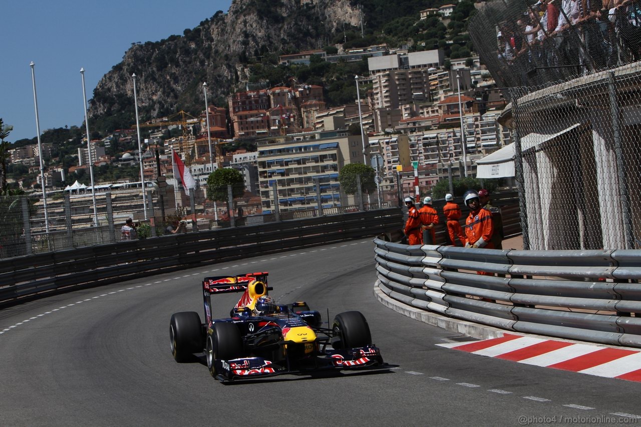 GP MONACO, 28.05.2011- Prove Libere 3, Sabato, Sebastian Vettel (GER), Red Bull Racing, RB7 