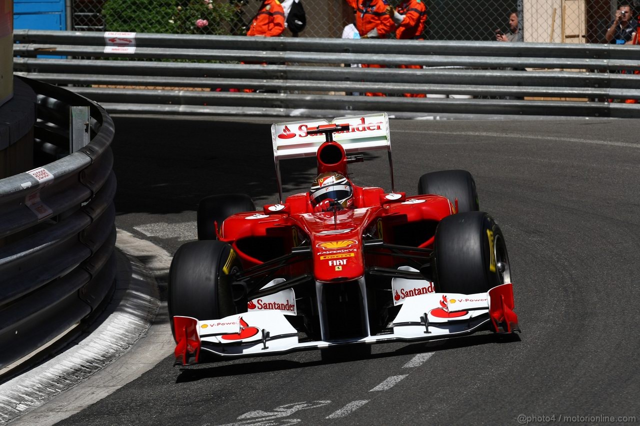 GP MONACO, 28.05.2011- Prove Libere 3, Sabato, Fernando Alonso (ESP), Ferrari, F-150 Italia 