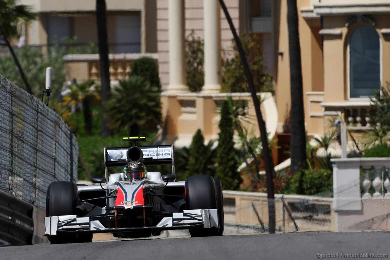 GP MONACO, 28.05.2011- Prove Libere 3, Sabato, Vitantonio Liuzzi (ITA), Hispania Racing F1 Team, HRT  