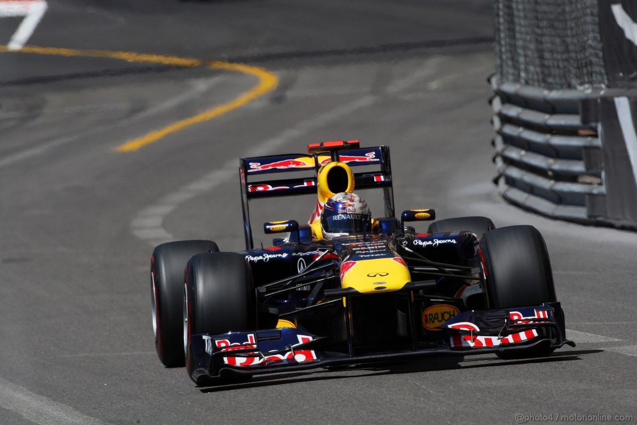 GP MONACO, 28.05.2011- Prove Libere 3, Sabato, Sebastian Vettel (GER), Red Bull Racing, RB7 