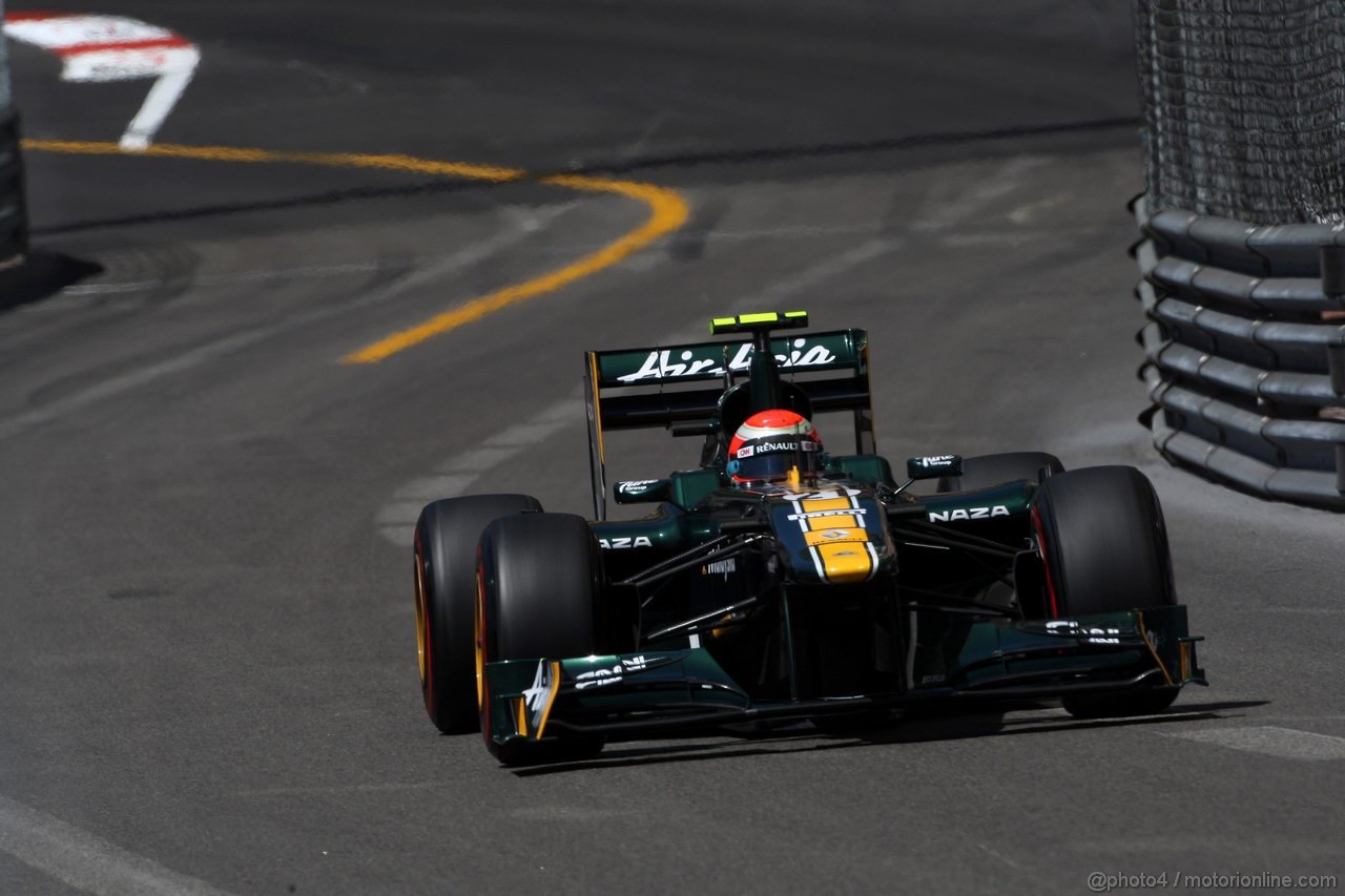 GP MONACO, 28.05.2011- Prove Libere 3, Sabato, Jarno Trulli (ITA), Team Lotus, TL11 