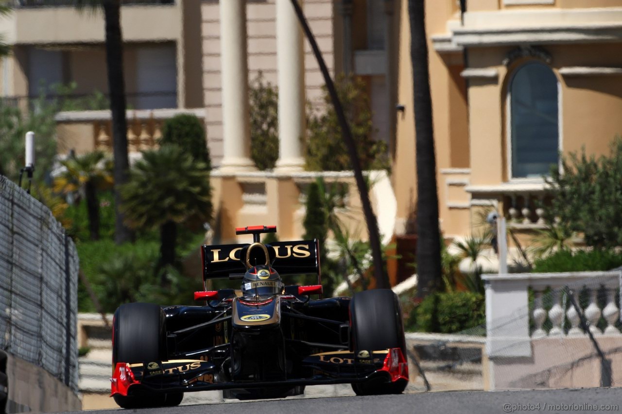 GP MONACO, 28.05.2011- Prove Libere 3, Sabato, Nick Heidfeld (GER) Lotus Renault GP R31  
