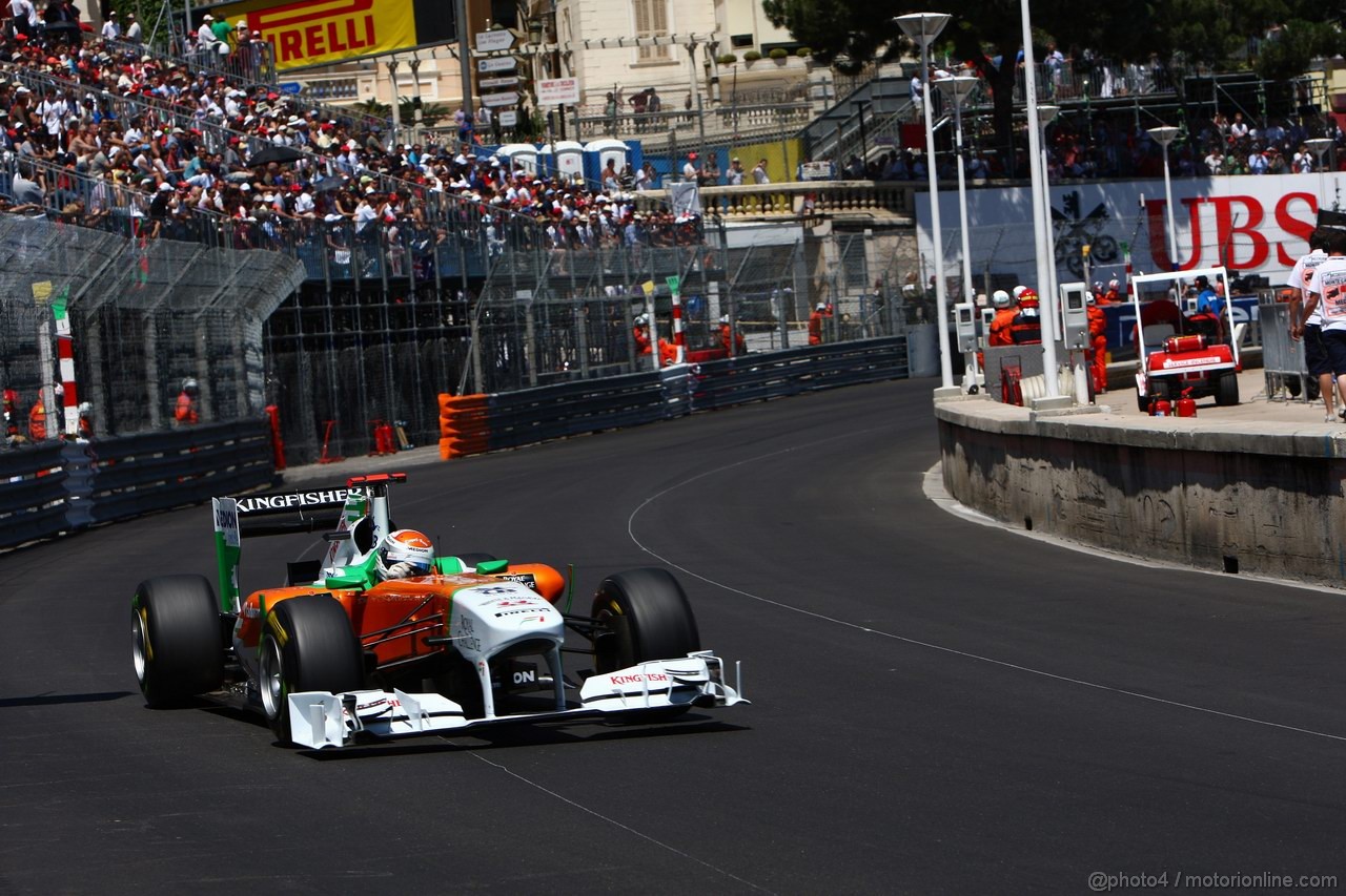 GP MONACO, 28.05.2011- Qualifiche, Adrian Sutil (GER), Force India F1 Team, VJM04 