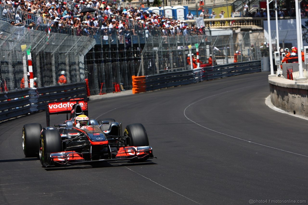 GP MONACO, 28.05.2011- Qualifiche, Lewis Hamilton (GBR), McLaren  Mercedes, MP4-26 