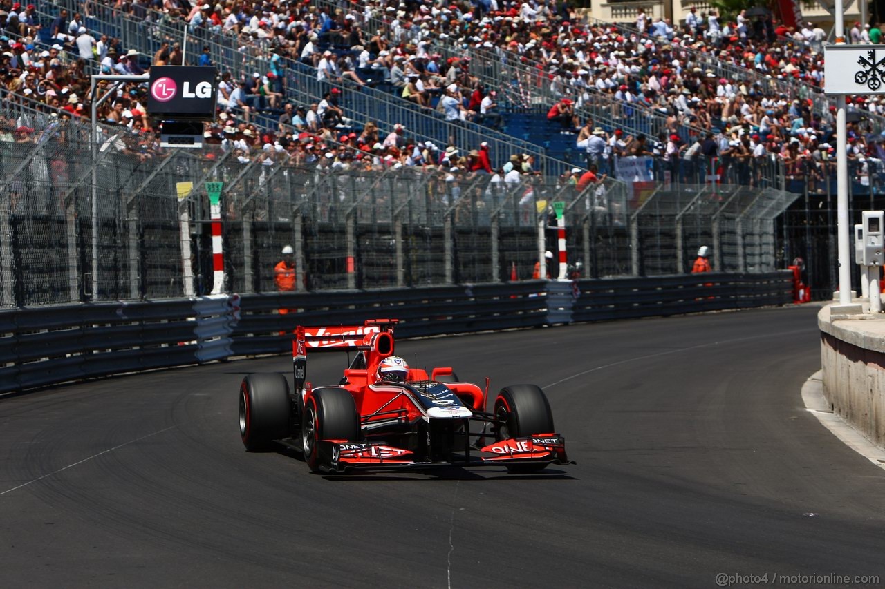 GP MONACO, 28.05.2011- Qualifiche, Timo Glock (GER), Marussia Virgin Racing VR-02 