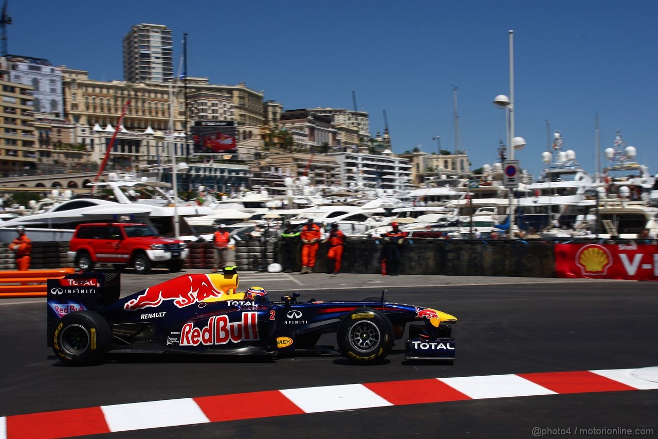 GP MONACO, 28.05.2011- Qualifiche, Mark Webber (AUS), Red Bull Racing, RB7 