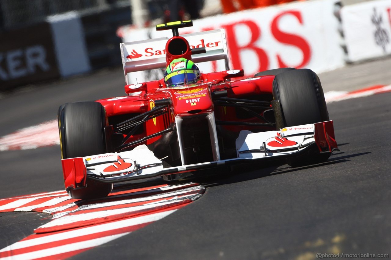 GP MONACO, 28.05.2011- Qualifiche, Felipe Massa (BRA), Ferrari, F-150 Italia 