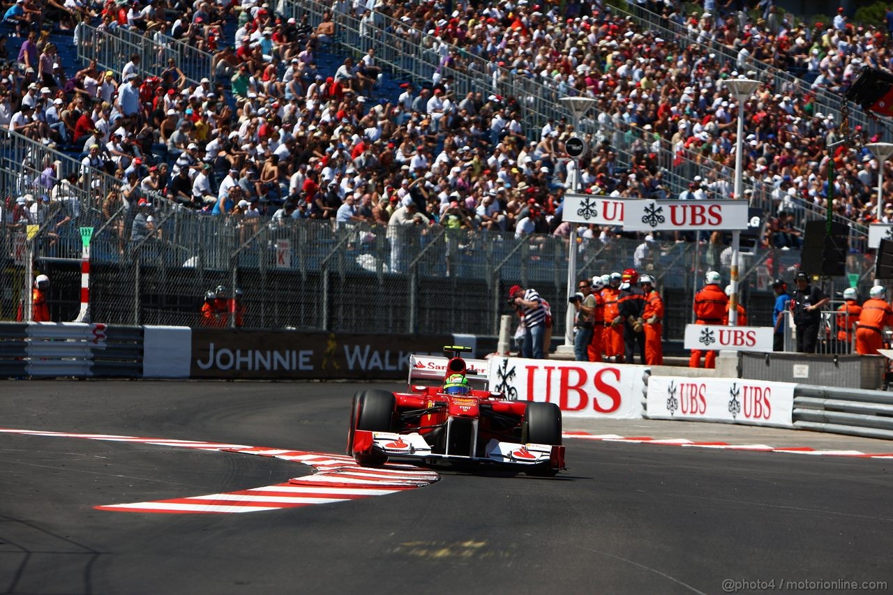 GP MONACO, 28.05.2011- Qualifiche, Felipe Massa (BRA), Ferrari, F-150 Italia 