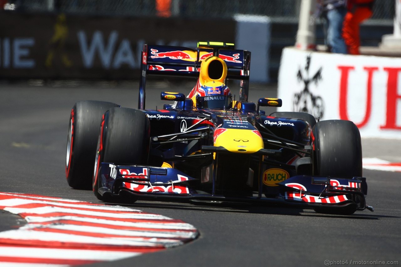 GP MONACO, 28.05.2011- Qualifiche, Mark Webber (AUS), Red Bull Racing, RB7 