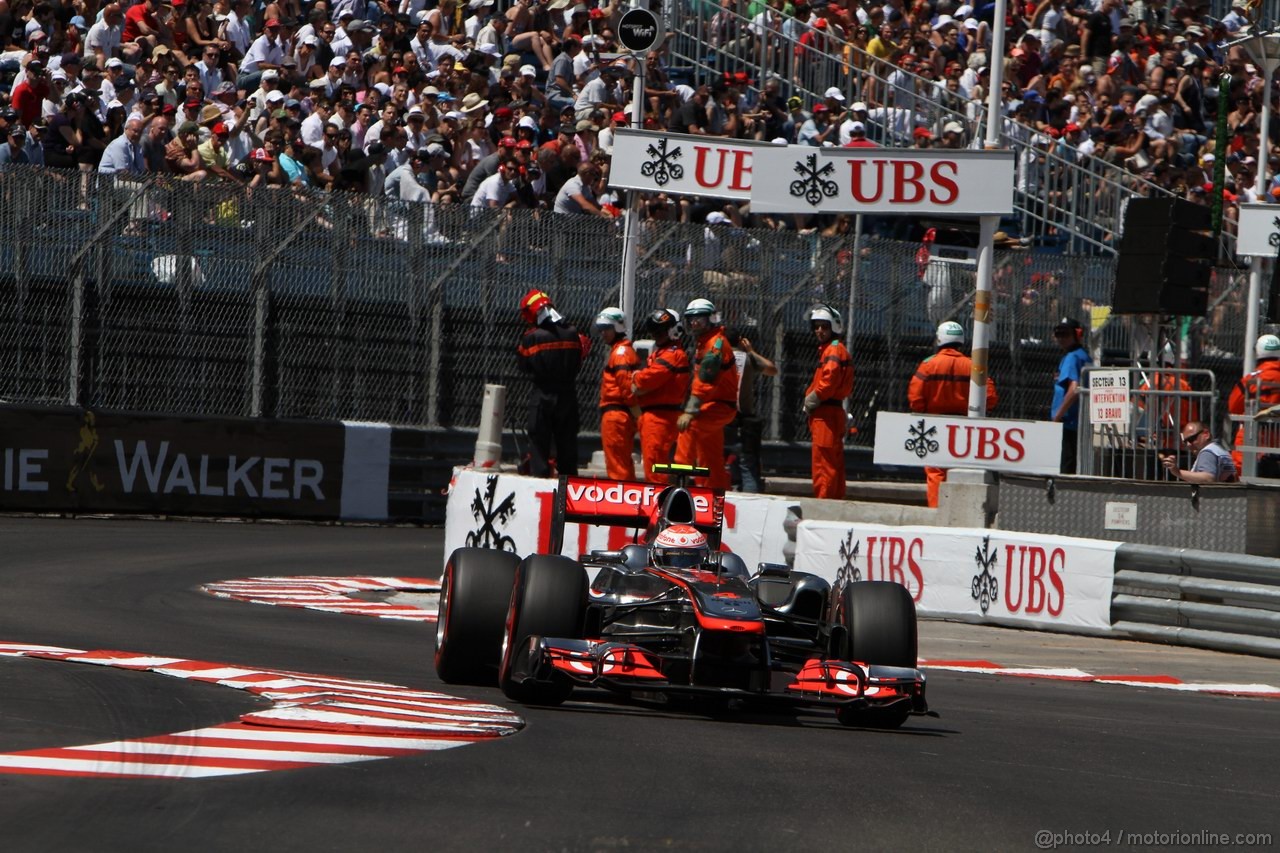 GP MONACO, 28.05.2011- Qualifiche, Jenson Button (GBR), McLaren  Mercedes, MP4-26 