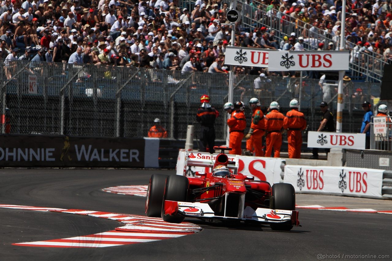GP MONACO, 28.05.2011- Qualifiche, Fernando Alonso (ESP), Ferrari, F-150 Italia 
