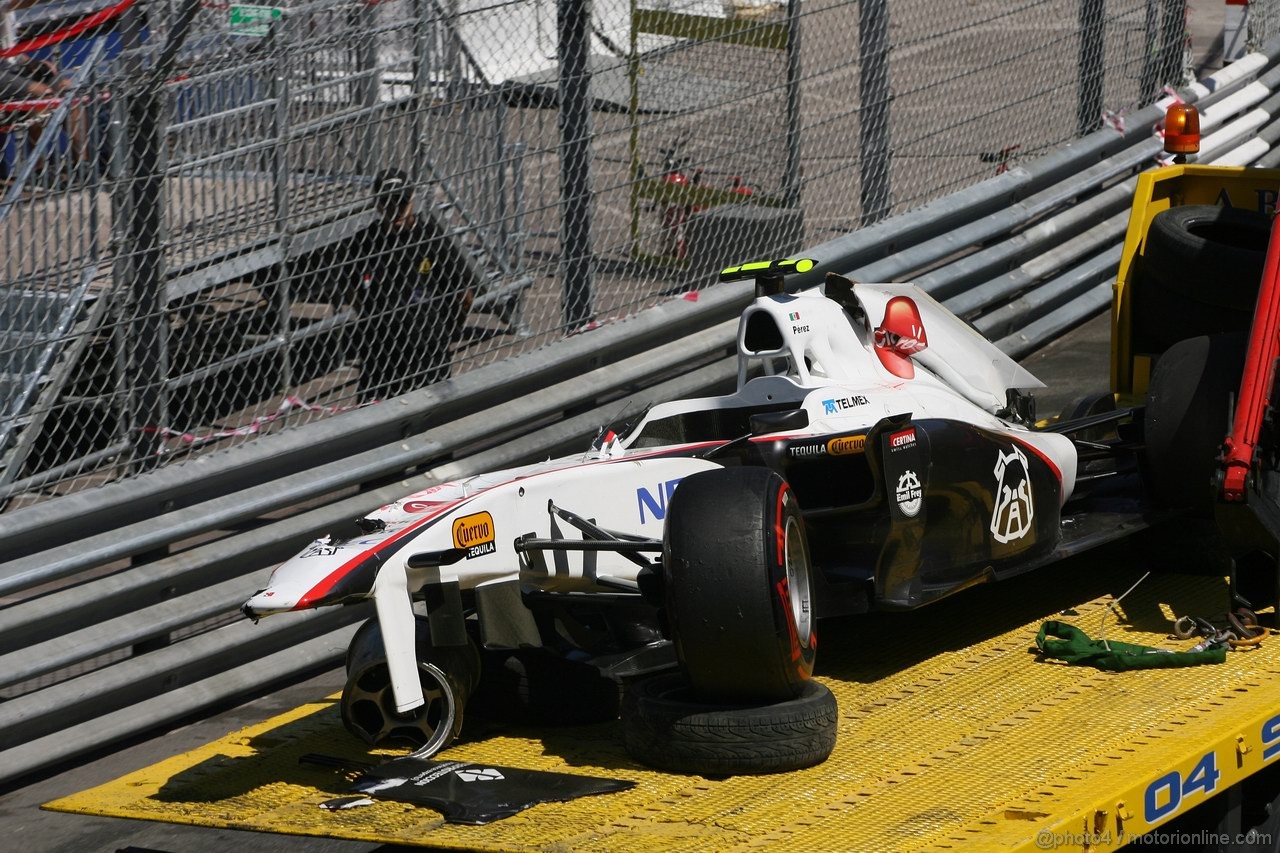 GP MONACO, 28.05.2011- Qualifiche, Sergio Pérez (MEX), Sauber F1 Team C30 