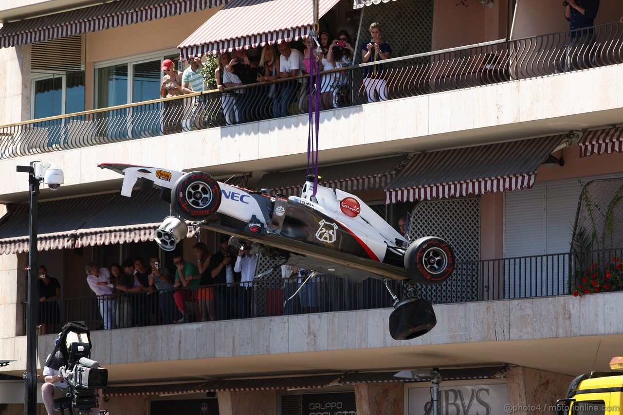 GP MONACO, 28.05.2011- Qualifiche, Sergio Pérez (MEX), Sauber F1 Team C30 