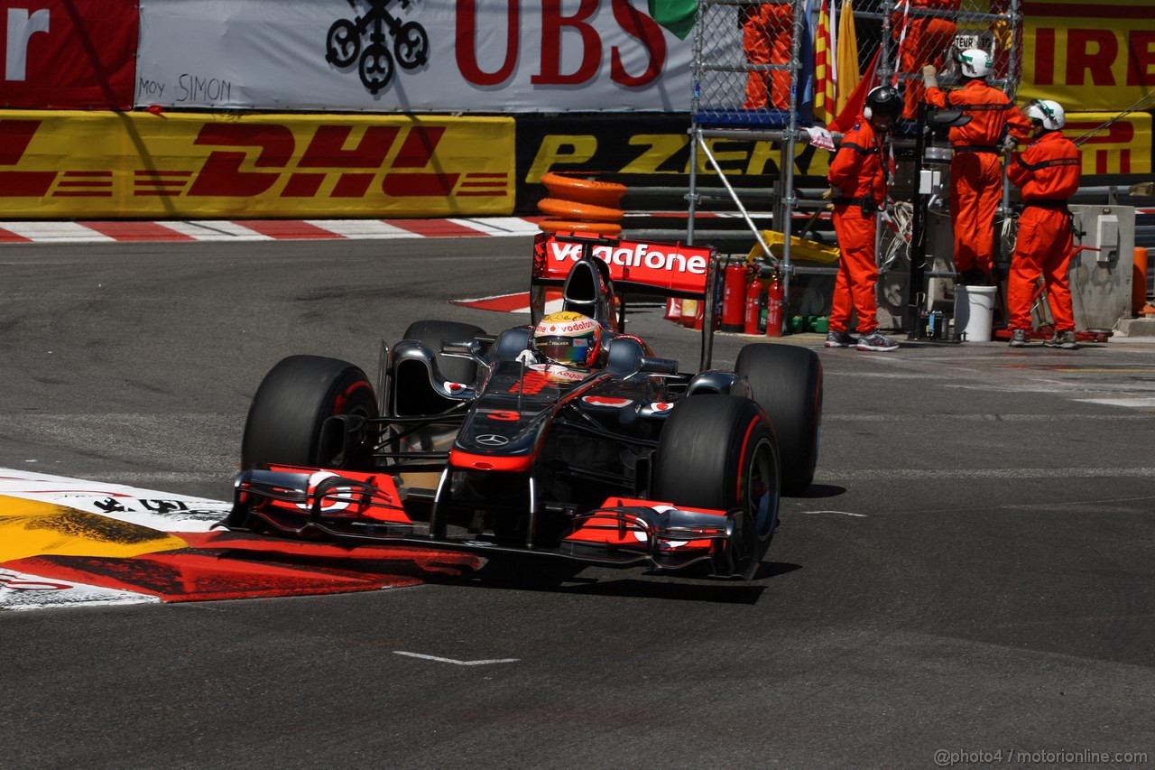 GP MONACO, 28.05.2011- Qualifiche, Lewis Hamilton (GBR), McLaren  Mercedes, MP4-26 