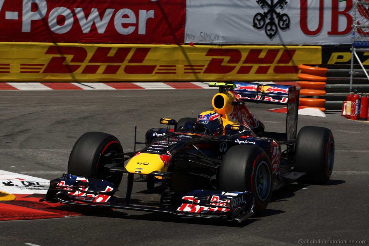 GP MONACO, 28.05.2011- Qualifiche, Mark Webber (AUS), Red Bull Racing, RB7 