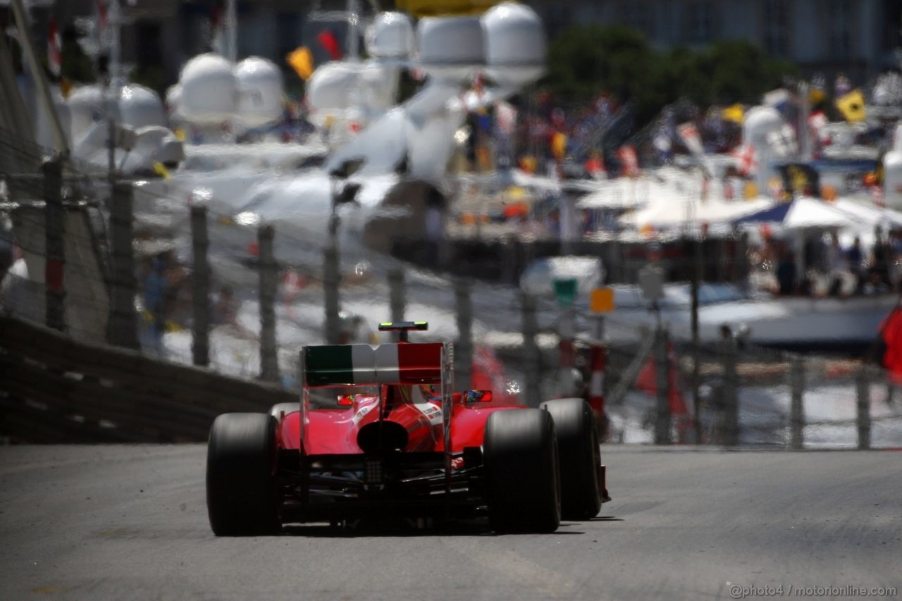 GP MONACO, 28.05.2011- Qualifiche, Felipe Massa (BRA), Ferrari, F-150 Italia 