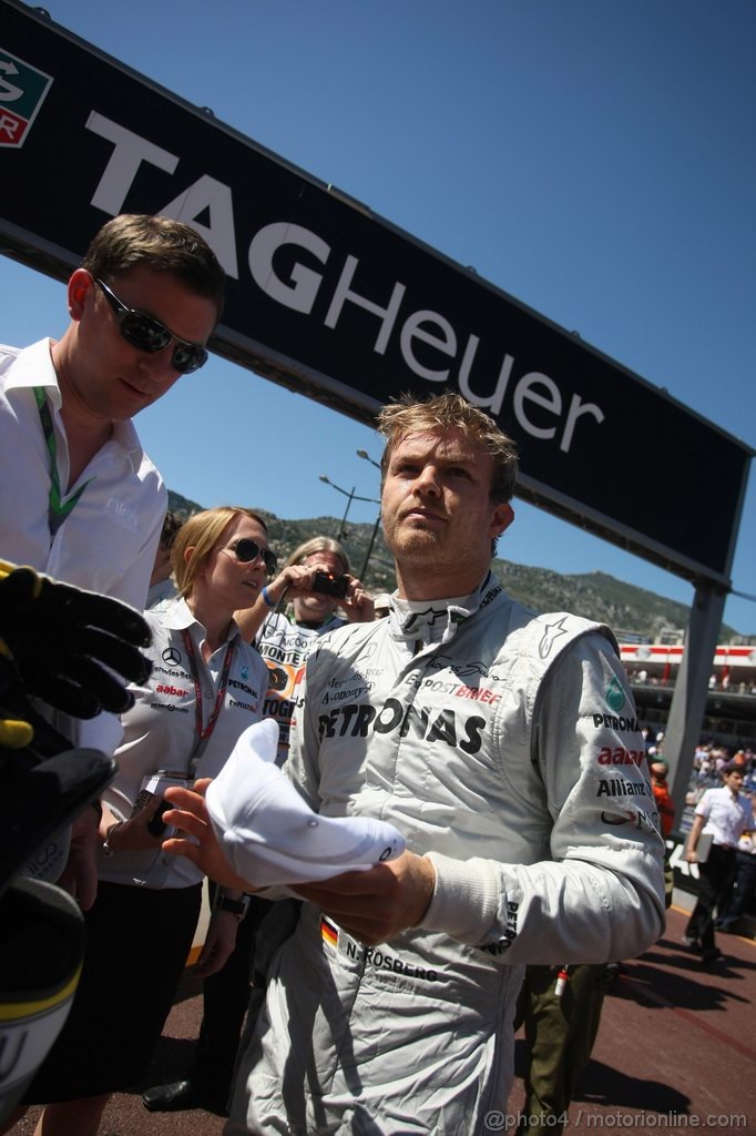 GP MONACO, 28.05.2011- Qualifiche, Nico Rosberg (GER), Mercedes GP Petronas F1 Team, MGP W02 