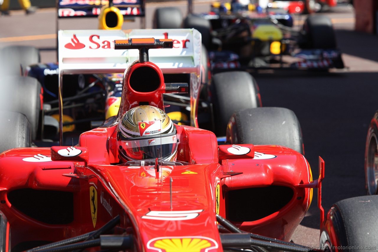GP MONACO, 28.05.2011- Qualifiche, Fernando Alonso (ESP), Ferrari, F-150 Italia 