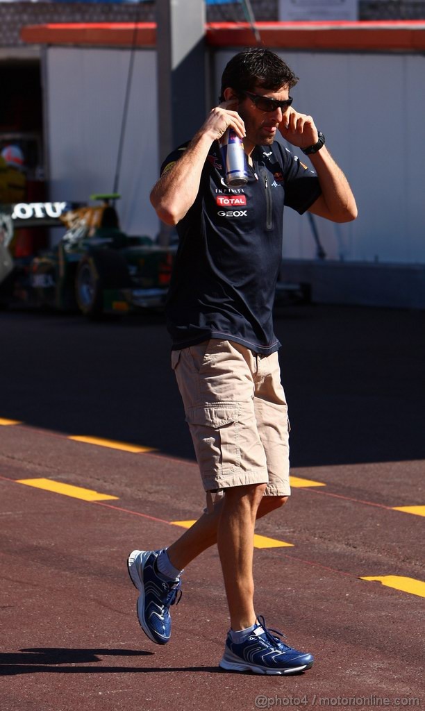 GP MONACO, 28.05.2011- Mark Webber (AUS), Red Bull Racing, RB7 