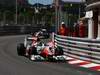 GP MONACO, 28.05.2011- Prove Libere 3, Sabato, Vitantonio Liuzzi (ITA), Hispania Racing F1 Team, HRT  davanti a Narain Karthikeyan (IND), Hispania Racing F1 Team, HRT 