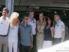 GP MONACO, 28.05.2011- Charlene Wittstock (USA), fiancee of S.A.S. Prince Albert II with Norbert Haug (GER), Motorsport chief  e Nick Fry (GBR), Chief Executive Officer, Mercedes GP 