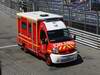 GP MONACO, 28.05.2011- Qualifiche, Sergio Pérez (MEX), Sauber F1 Team C30 going to hospital after the crash 